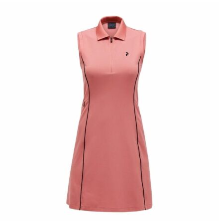 Golfklänning Peak Performance Pique Dress Trek Pink